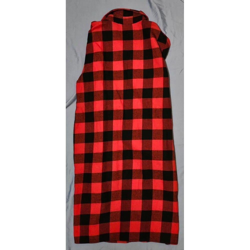 Comme USA Women's Red And Black Plaid Dress Size Medium - Picture 3 of 7
